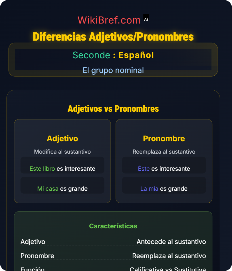Los demostrativos y posesivos El grupo nominal