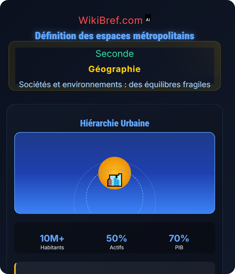 Les espaces métropolitains et ultramarins français : valorisation et protection Sociétés et environnements : des équilibres fragiles