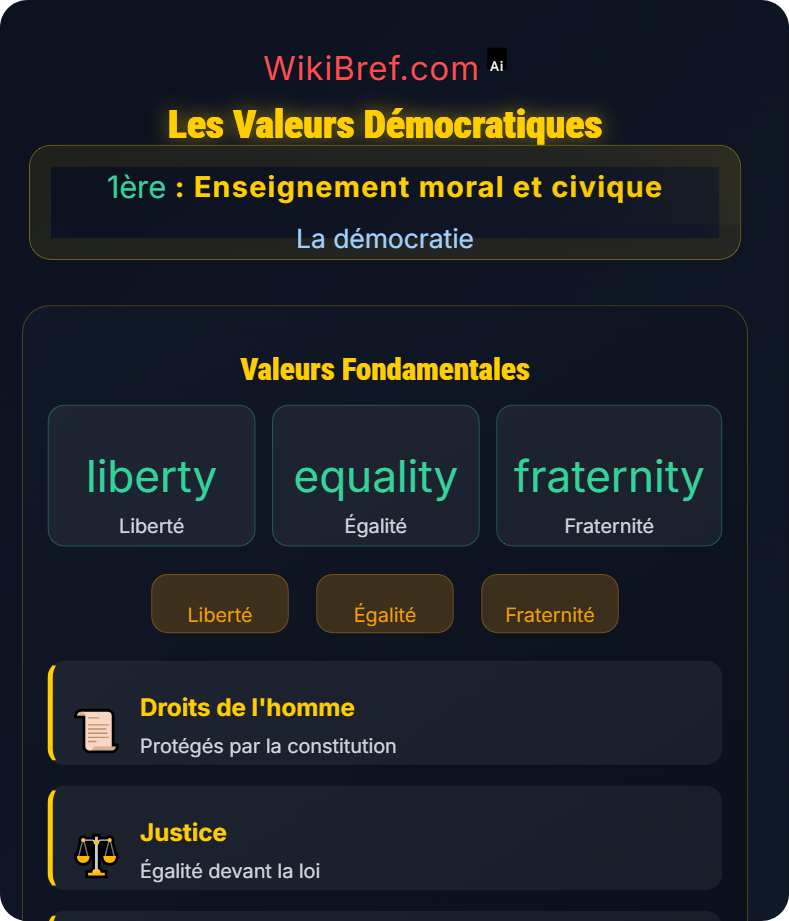 Les fondements de la démocratie La démocratie