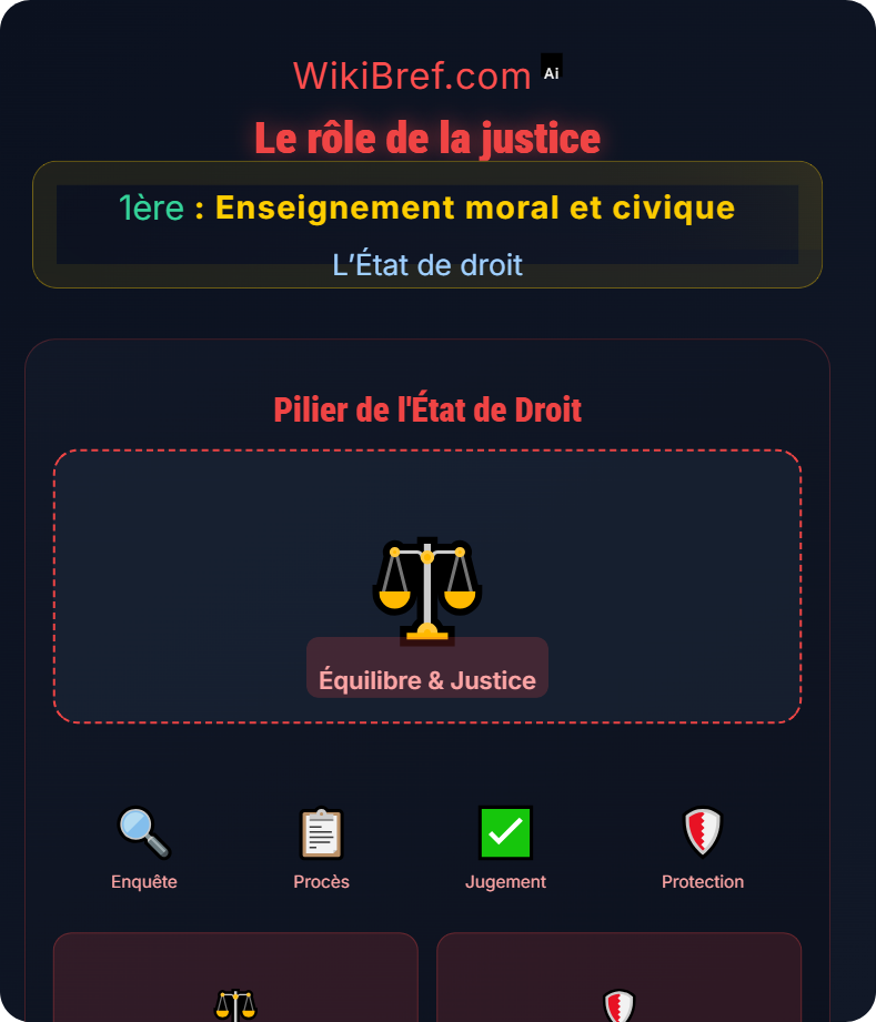 La justice L’État de droit