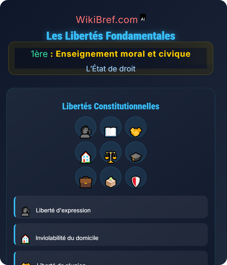 La protection des libertés L’État de droit