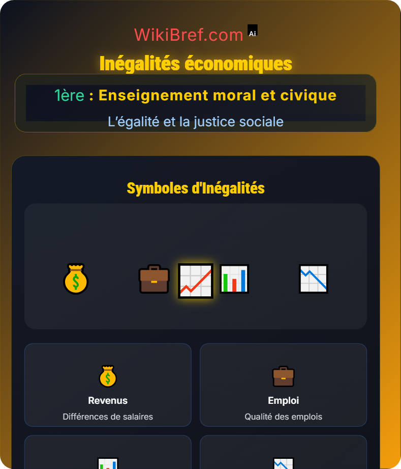 Les inégalités L’égalité et la justice sociale