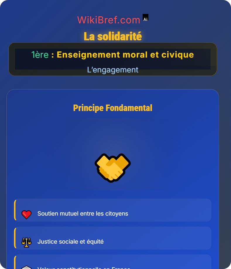 Les valeurs de l’engagement L’engagement