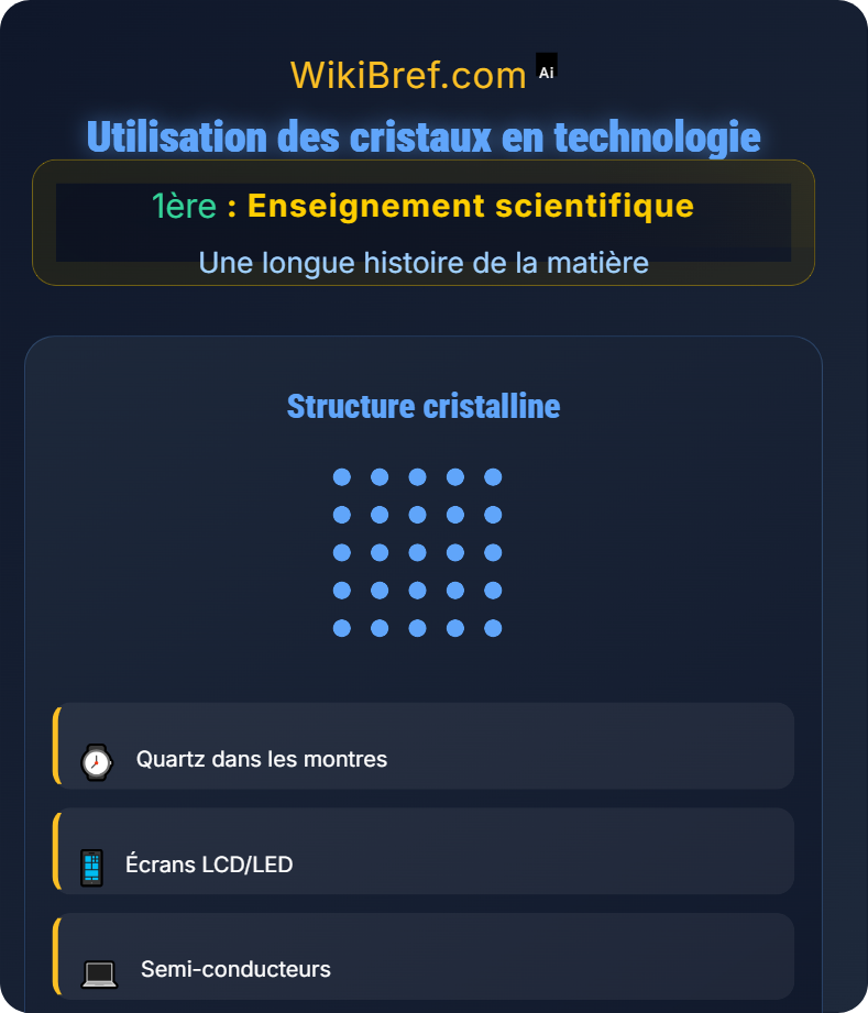 Les édifices ordonnés : les cristaux Une longue histoire de la matière