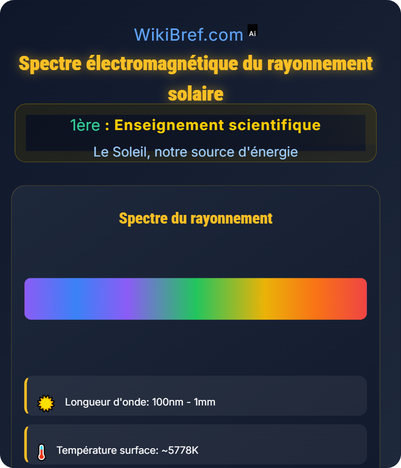 Le rayonnement solaire Le Soleil, notre source d'énergie