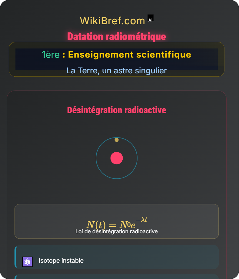 L'histoire de l'âge de la Terre La Terre, un astre singulier