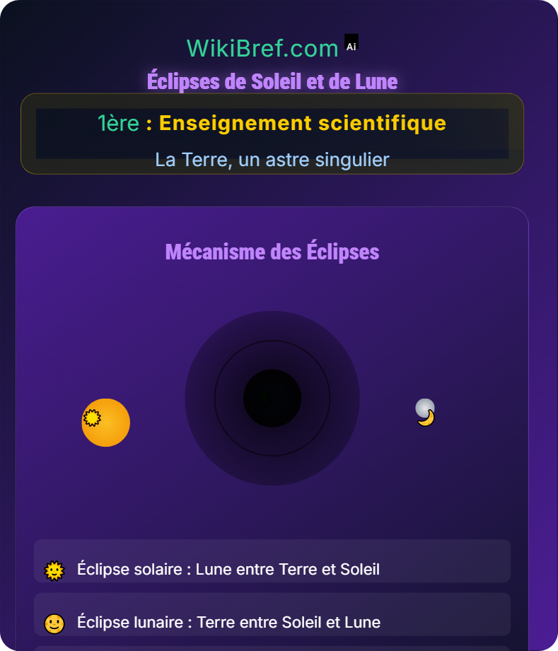 Interactions Terre–Lune–Soleil La Terre, un astre singulier