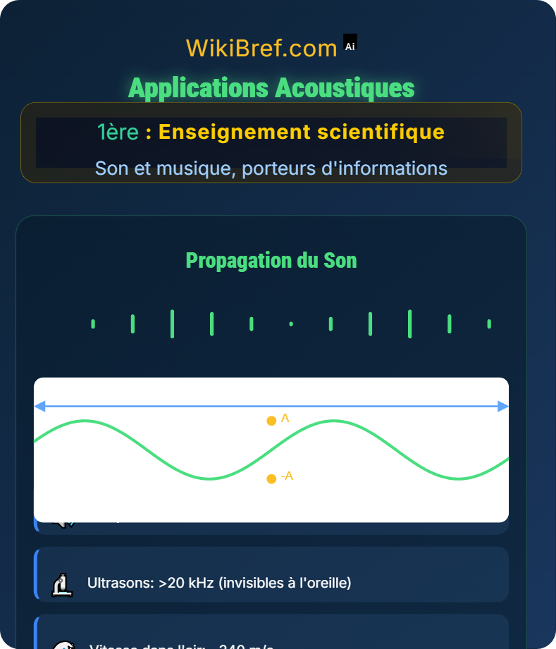 Le son, phénomène vibratoire Son et musique, porteurs d'informations