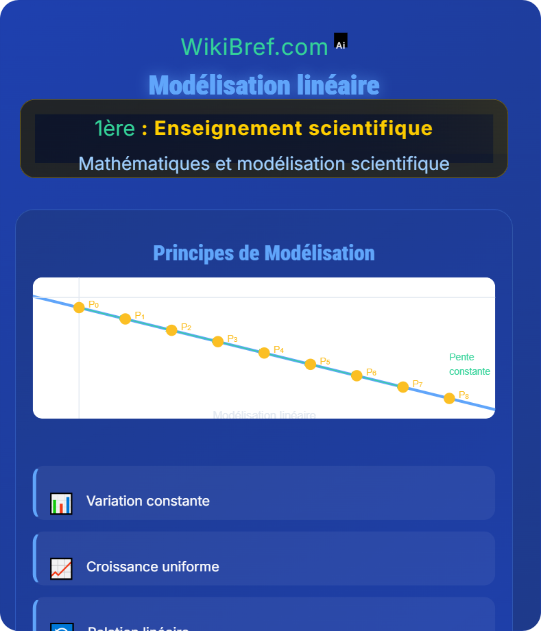 Croissance linéaire et suites arithmétiques Mathématiques et modélisation scientifique