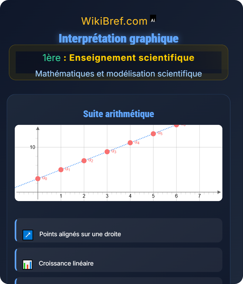 Croissance linéaire et suites arithmétiques Mathématiques et modélisation scientifique