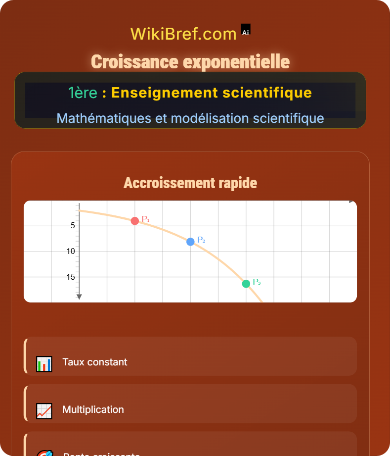 Modèles exponentiels et suites géométriques Mathématiques et modélisation scientifique
