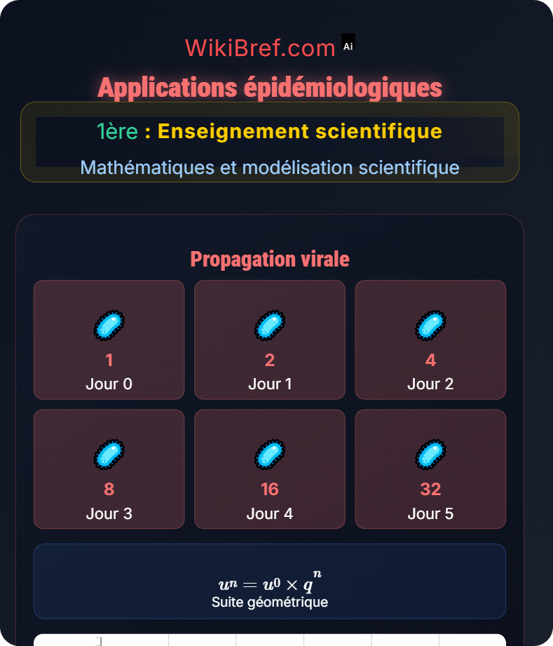 Modèles exponentiels et suites géométriques Mathématiques et modélisation scientifique
