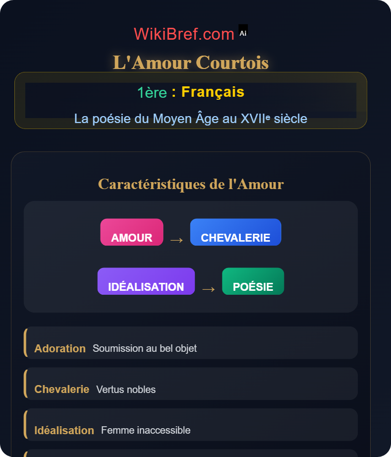 Thèmes majeurs de la poésie La poésie du Moyen Âge au XVIIᵉ siècle