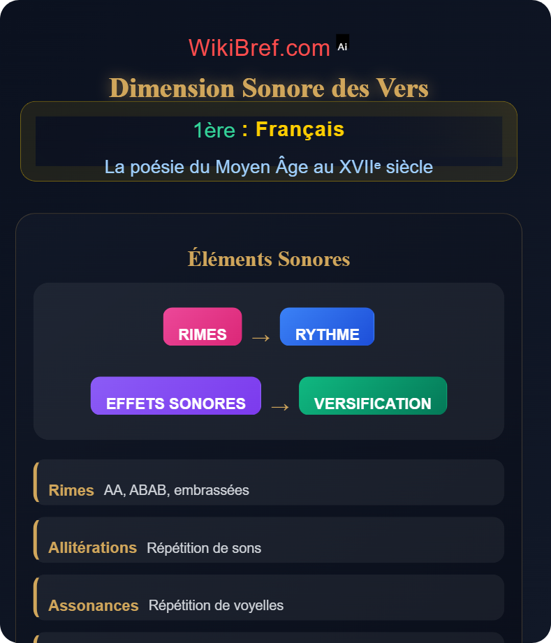 Étude de corpus poétiques La poésie du Moyen Âge au XVIIᵉ siècle