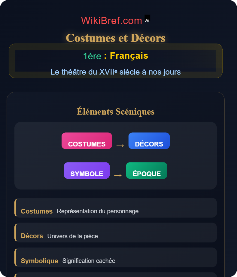 Représentation et mise en scène Le théâtre du XVIIᵉ siècle à nos jours