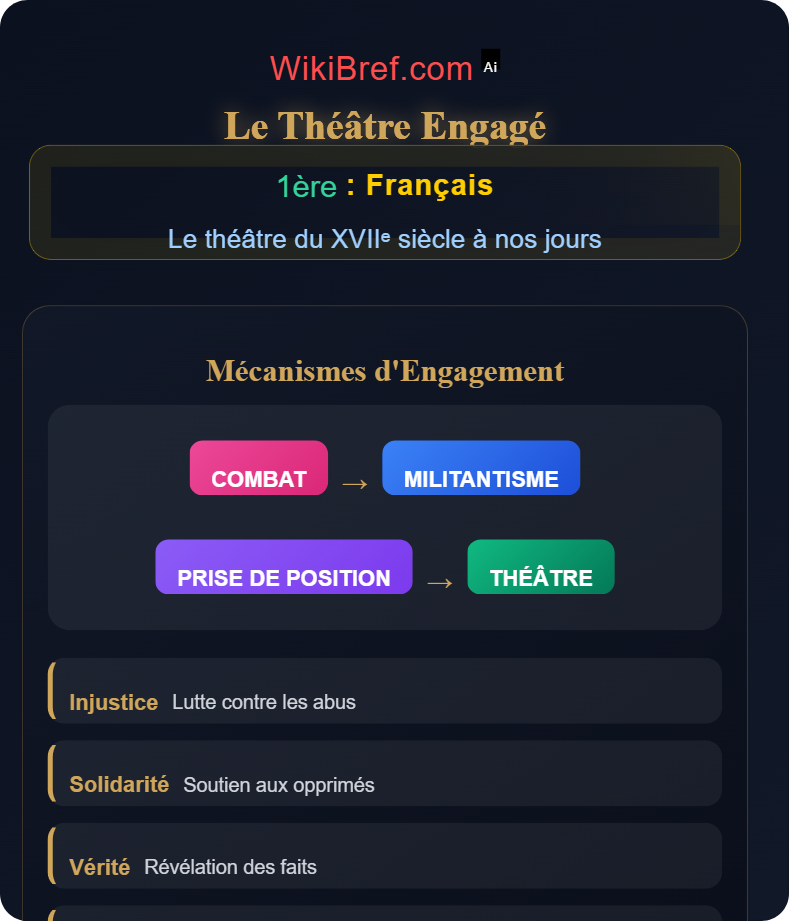 Théâtre et société Le théâtre du XVIIᵉ siècle à nos jours
