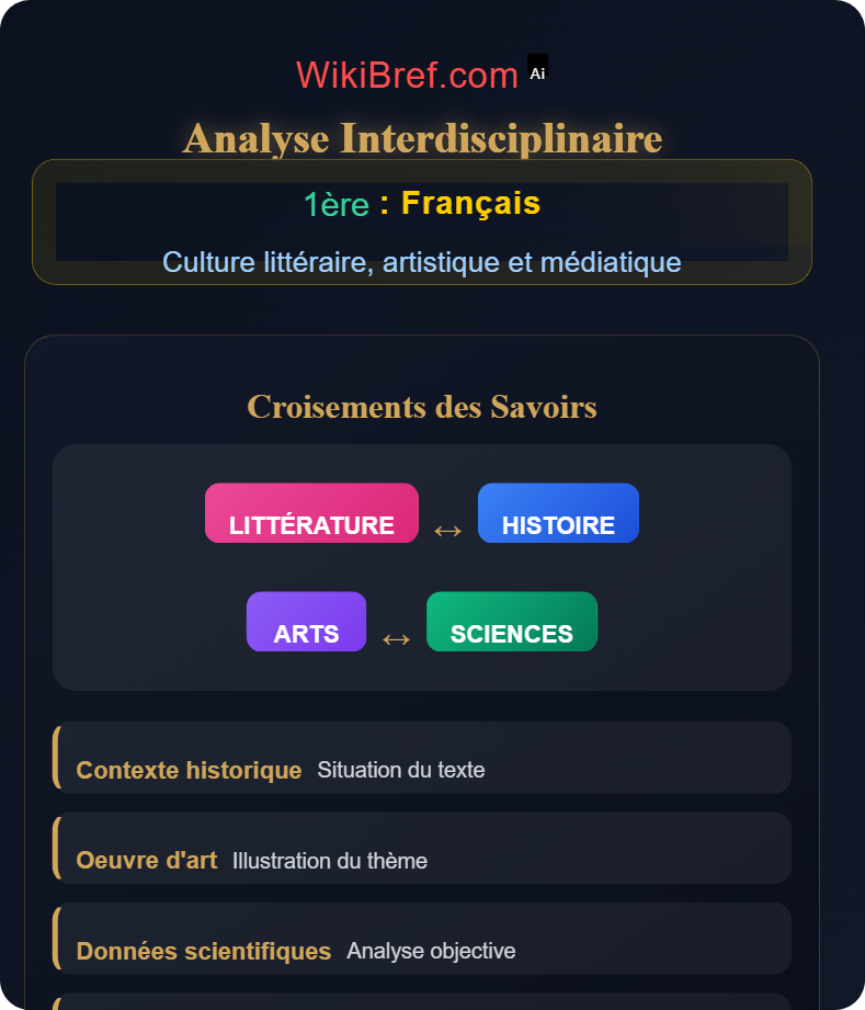 Littérature et arts Culture littéraire, artistique et médiatique