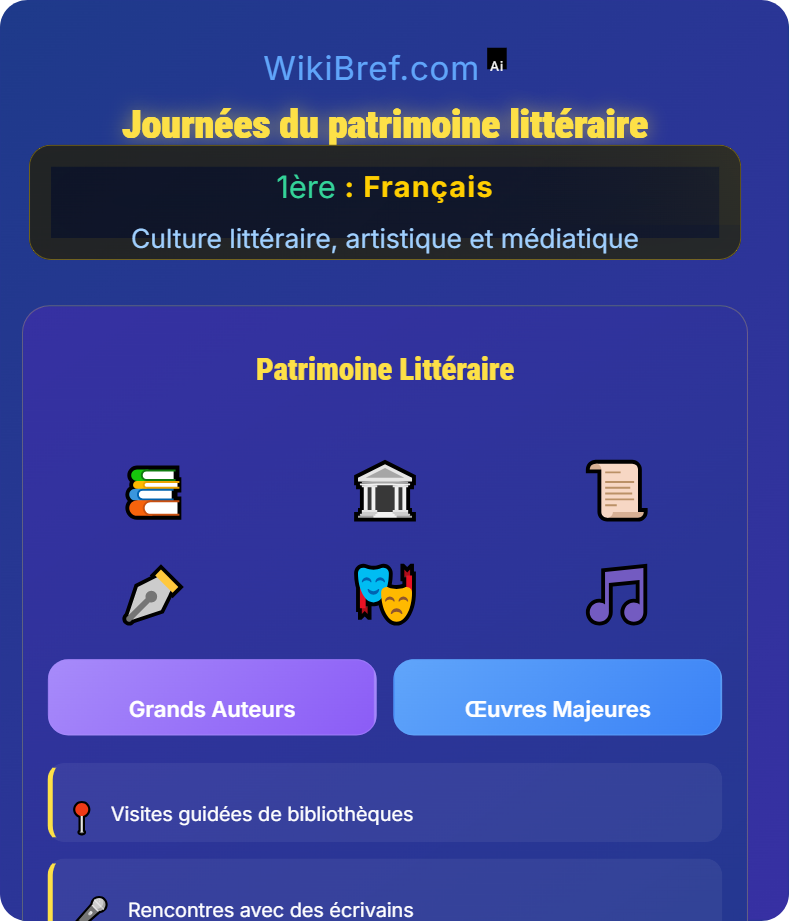 Événements littéraires et festivals Culture littéraire, artistique et médiatique