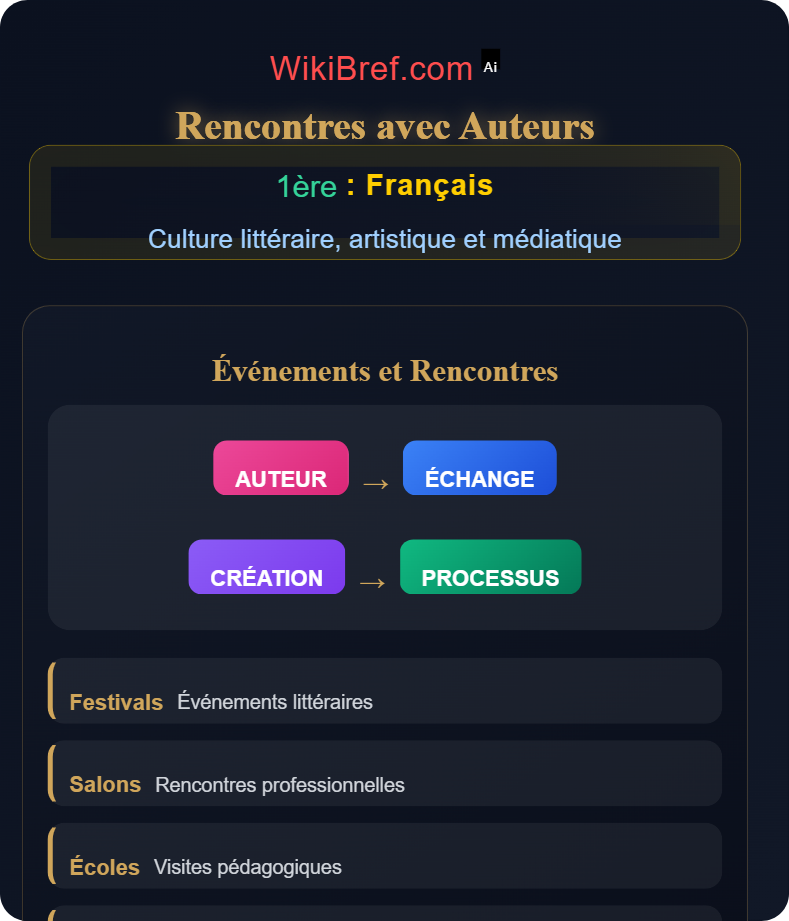 Événements littéraires et festivals Culture littéraire, artistique et médiatique
