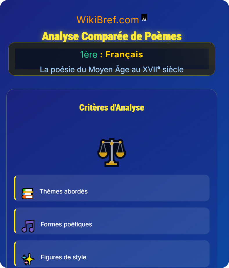 Étude de corpus poétiques La poésie du Moyen Âge au XVIIᵉ siècle