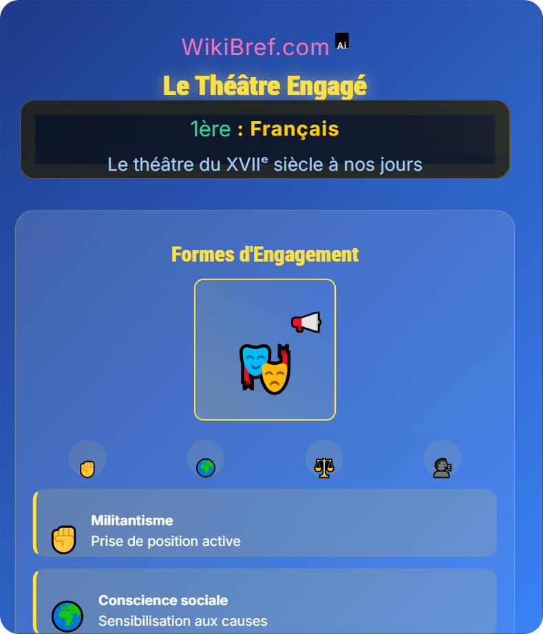 Théâtre et société Le théâtre du XVIIᵉ siècle à nos jours