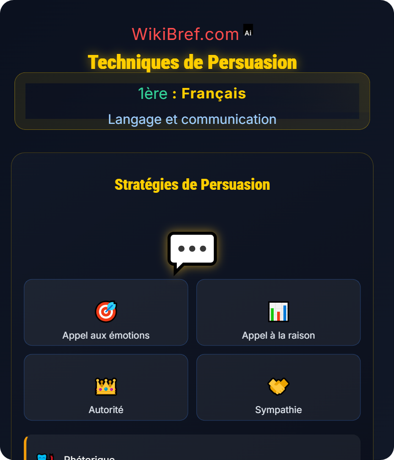 La persuasion et l’influence Langage et communication