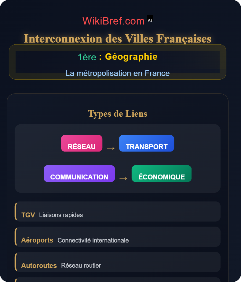 Processus de métropolisation en France La métropolisation en France