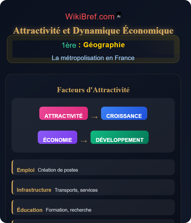 Effets de la métropolisation La métropolisation en France