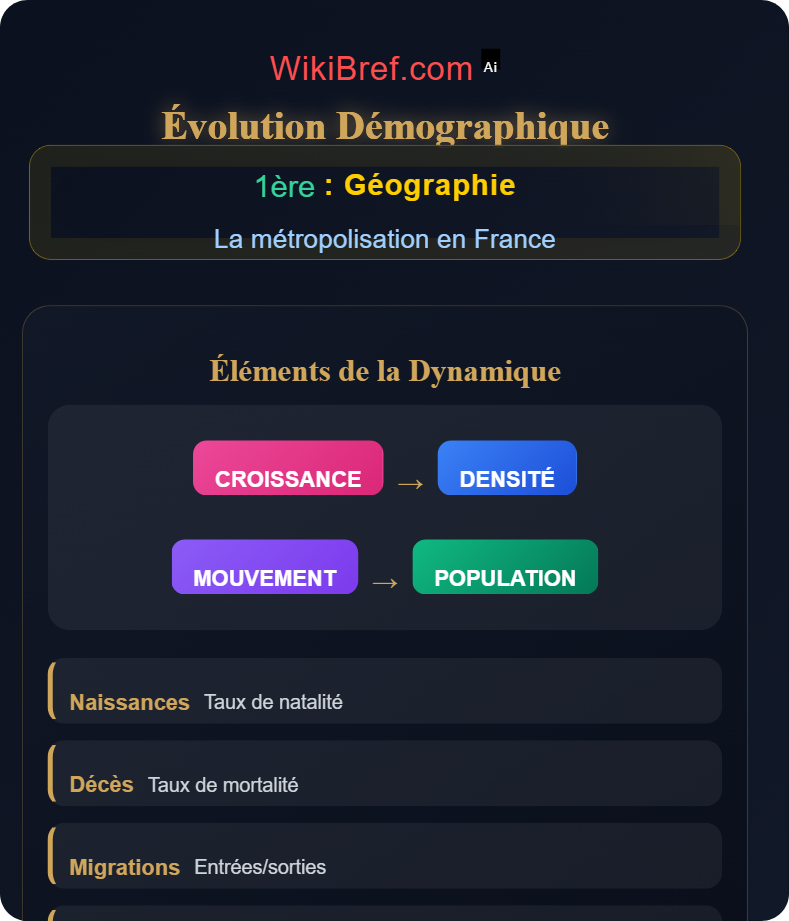 Paris et grandes aires urbaines La métropolisation en France