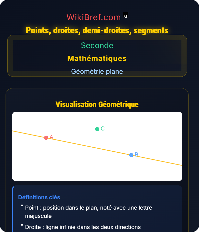 Notions de base de géométrie plane Géométrie plane