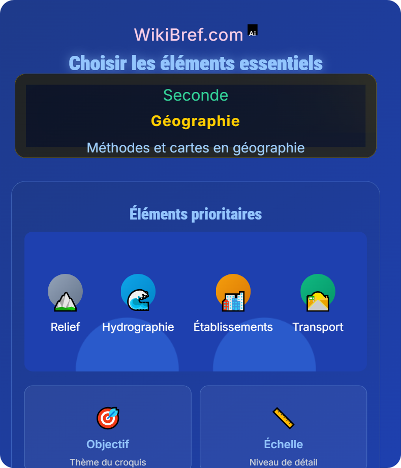 Le croquis cartographique Méthodes et cartes en géographie