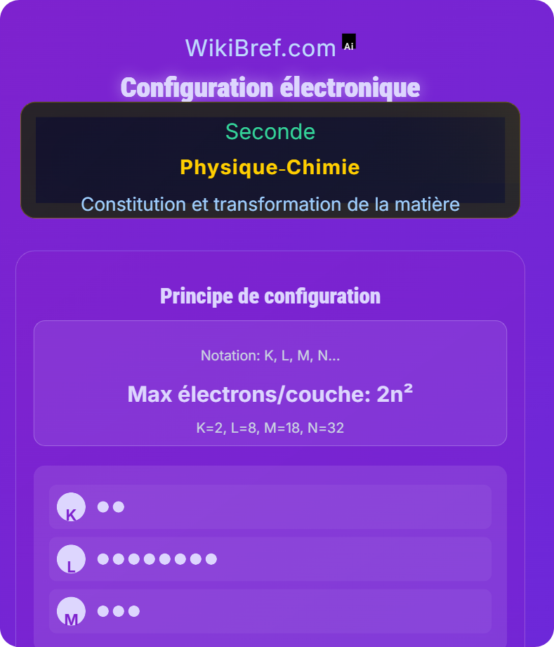 Structure de l’atome Constitution et transformation de la matière