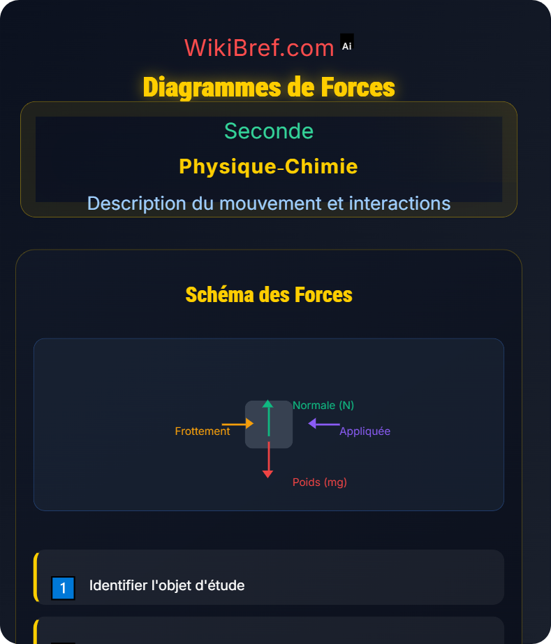 Forces et modélisation d’une action mécanique Description du mouvement et interactions