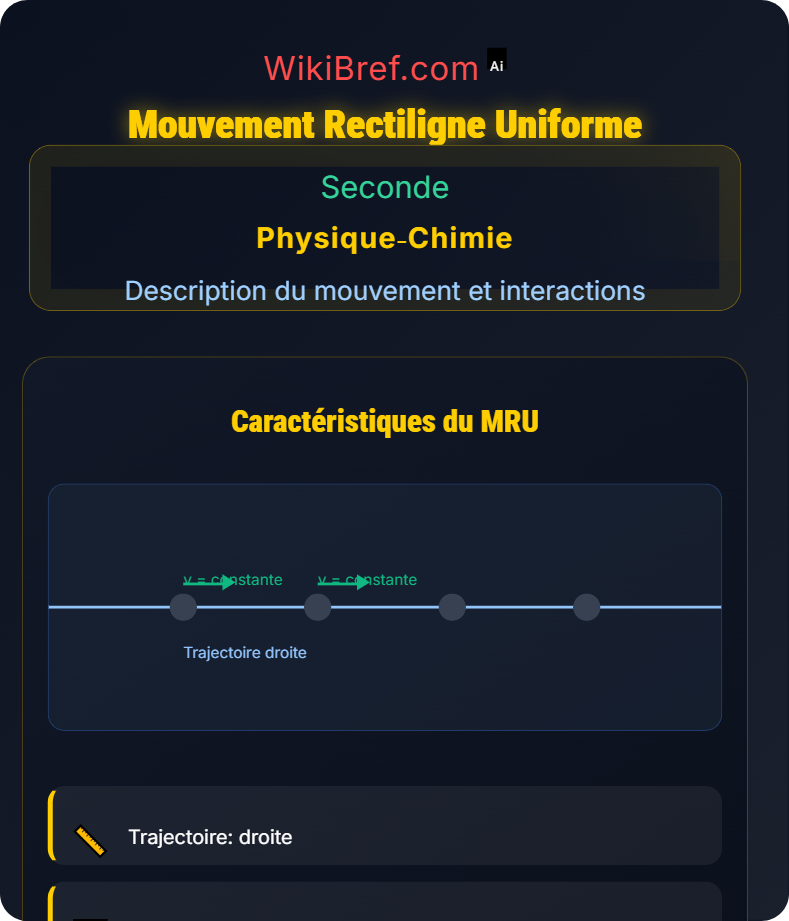 Principe d’inertie Description du mouvement et interactions