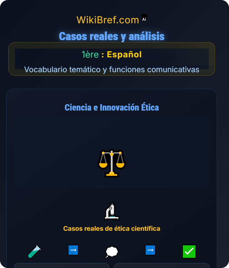 Ciencia, innovación y ética Vocabulario temático y funciones comunicativas