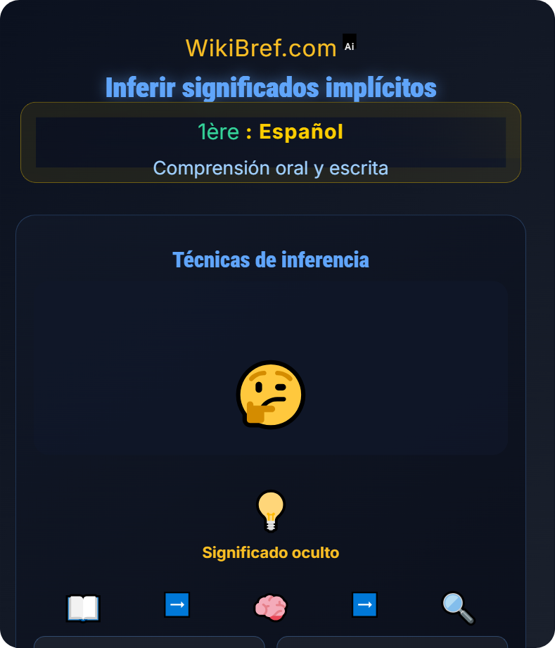 Comprensión escrita Comprensión oral y escrita