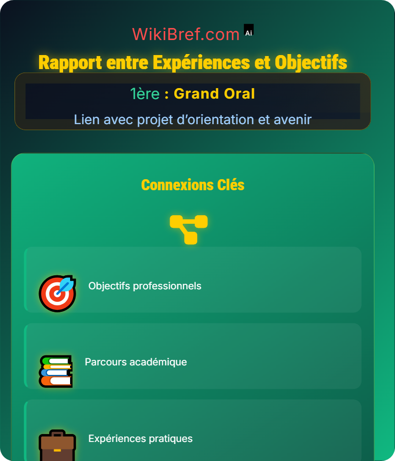 Présentation des activités et expériences Lien avec projet d’orientation et avenir
