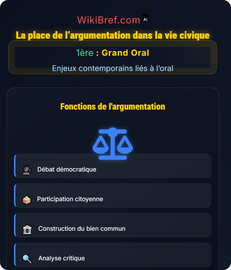 Argumenter dans la société actuelle Enjeux contemporains liés à l’oral
