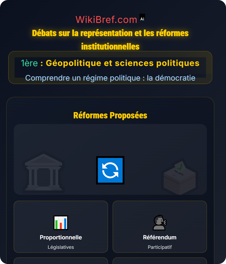 Crises et défis contemporains des démocraties Comprendre un régime politique : la démocratie