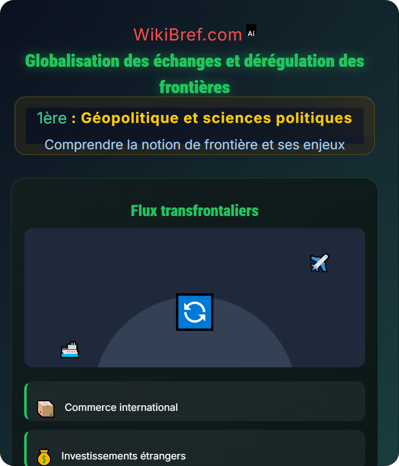 Frontières dans la mondialisation Comprendre la notion de frontière et ses enjeux