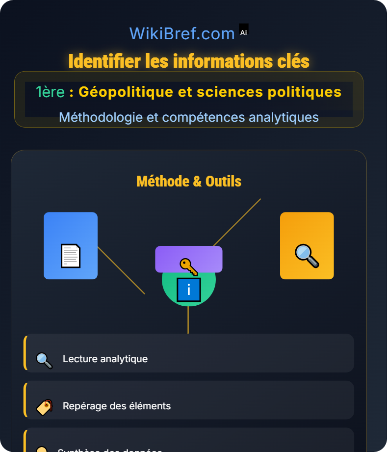 Analyse de documents géopolitiques Méthodologie et compétences analytiques