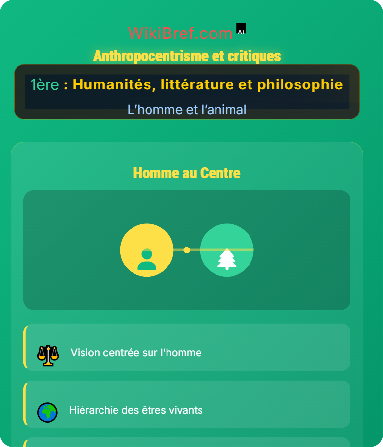 L’espèce humaine L’homme et l’animal