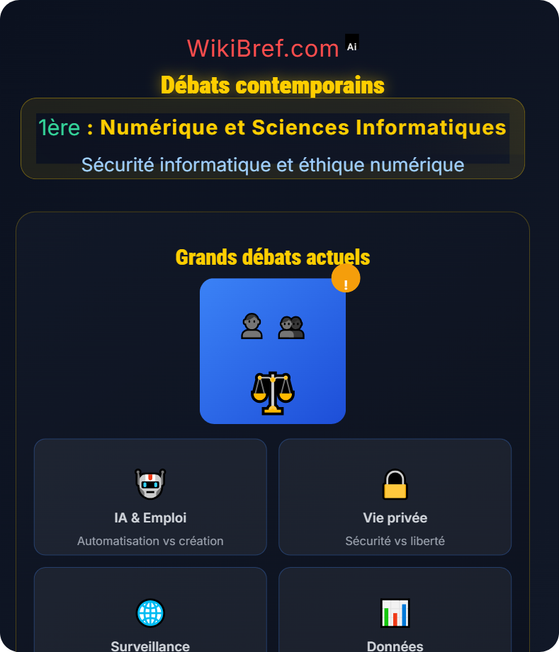 Éthique et responsabilités Sécurité informatique et éthique numérique