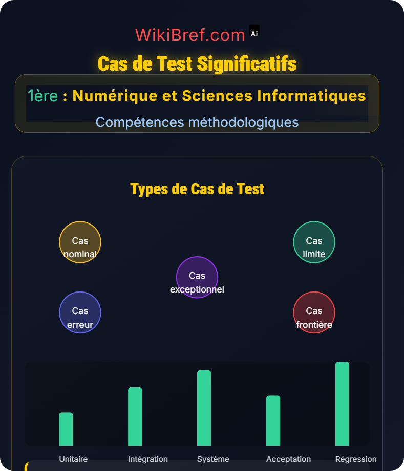 Tests et validation Compétences méthodologiques
