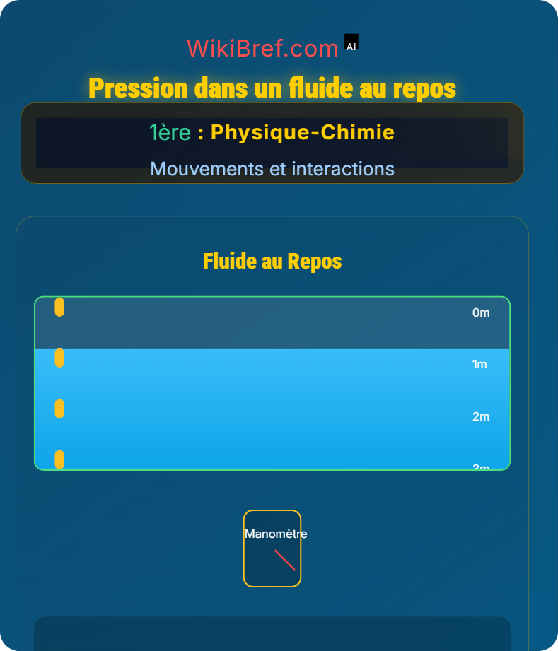 Statique des fluides Mouvements et interactions