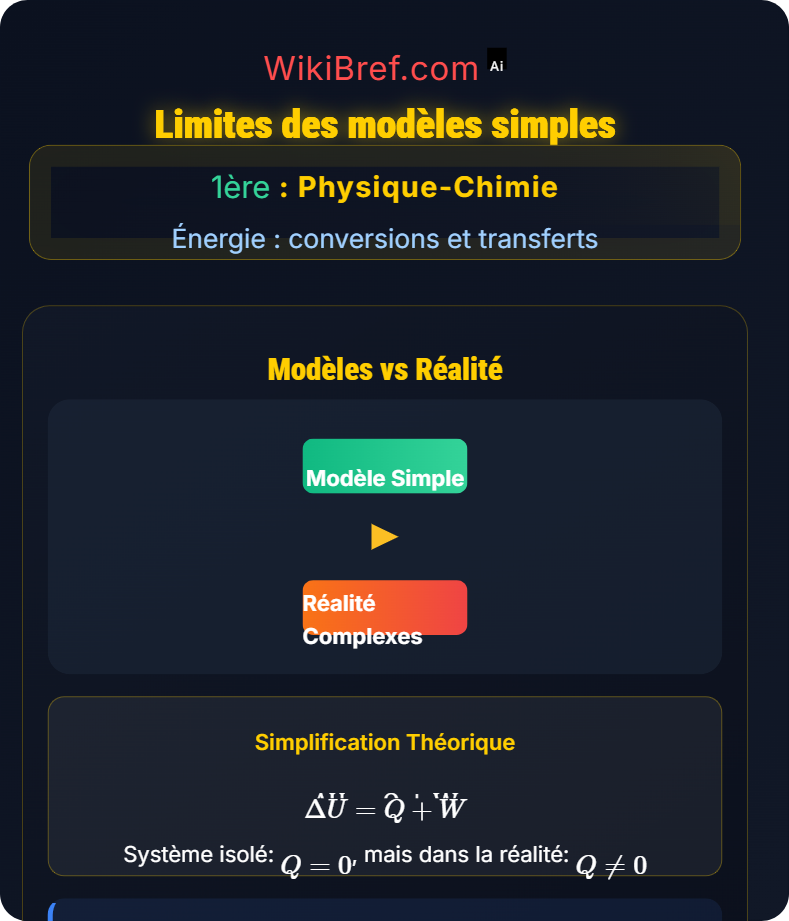 Échanges et transferts thermiques Énergie : conversions et transferts