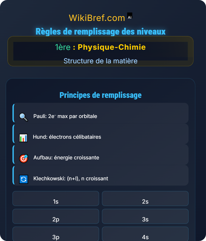 Représentation des entités chimiques Structure de la matière