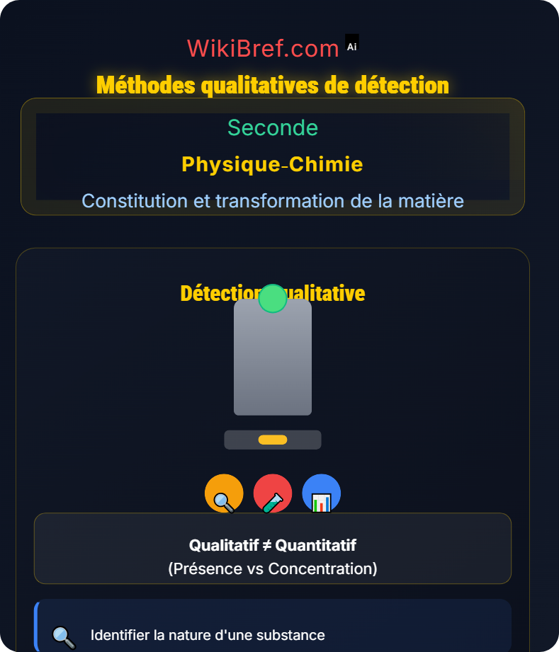 Identification d'une espèce chimique Constitution et transformation de la matière