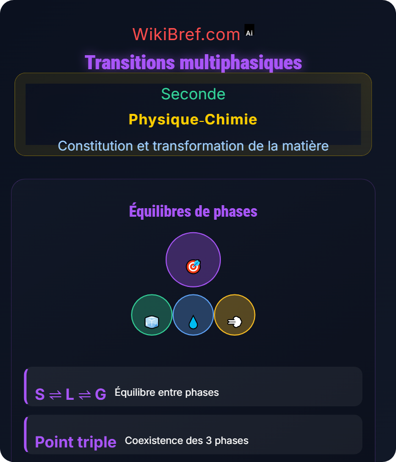 Transformations physiques Constitution et transformation de la matière