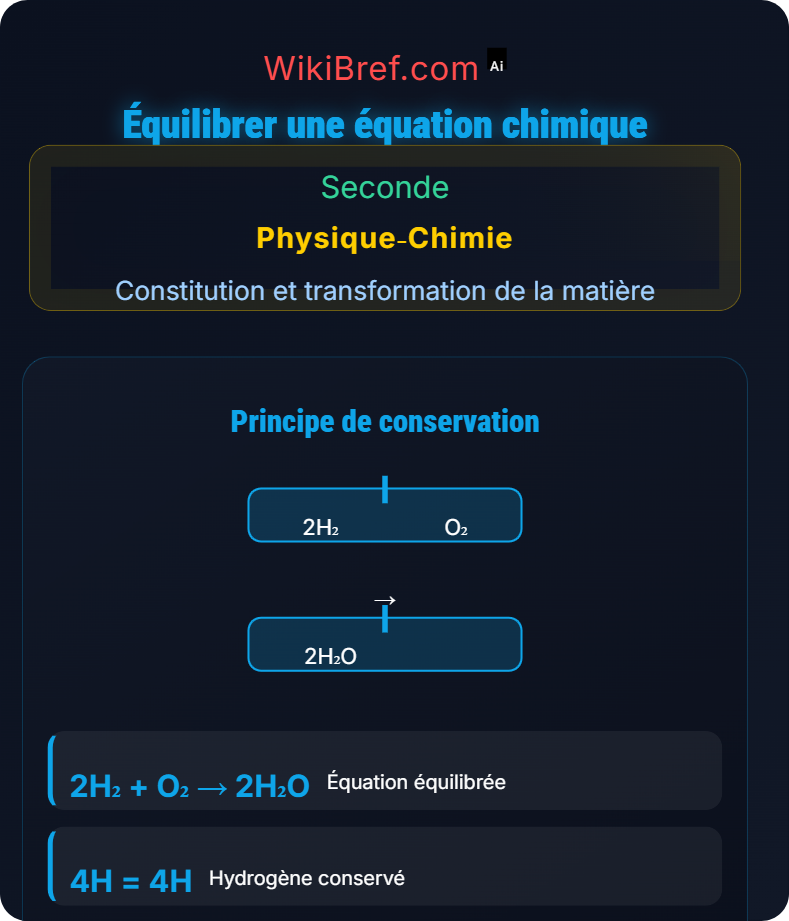 Transformations chimiques Constitution et transformation de la matière